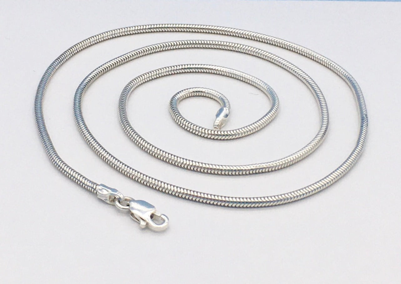 30 inch Sterling Silver Extra Thick Snake Chain 3 mm ~ Silver Chain, Heavy Chain, Long factory Chain, High Quality, Genuine Silver, Lobster Clasp