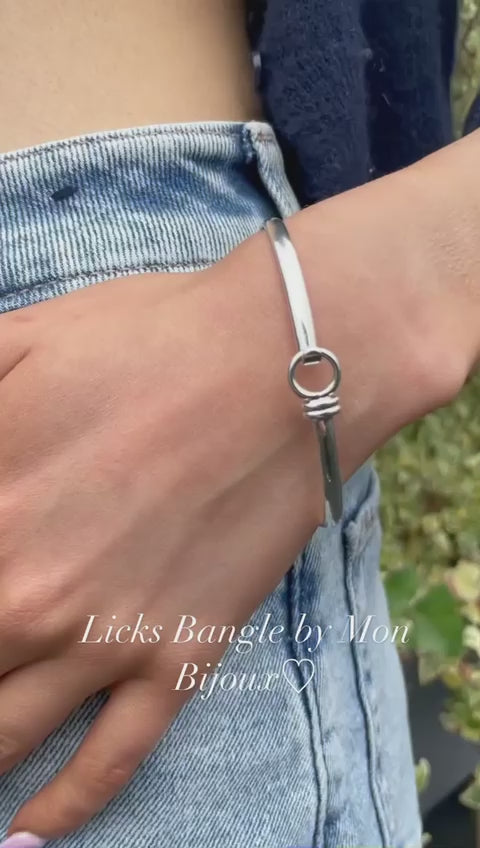 Licks Bracelet Bangle for Small Wrist Mon Bijoux